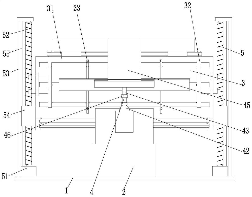 A kind of curtain wall dry hanging stone installation and positioning device and installation and positioning construction method