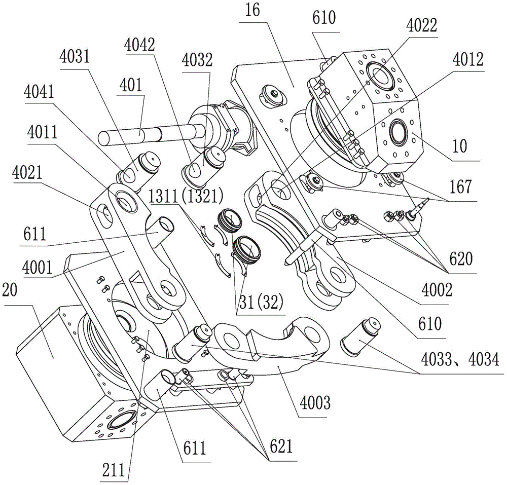 Mechanical control underwater double pipe butt joint locking device