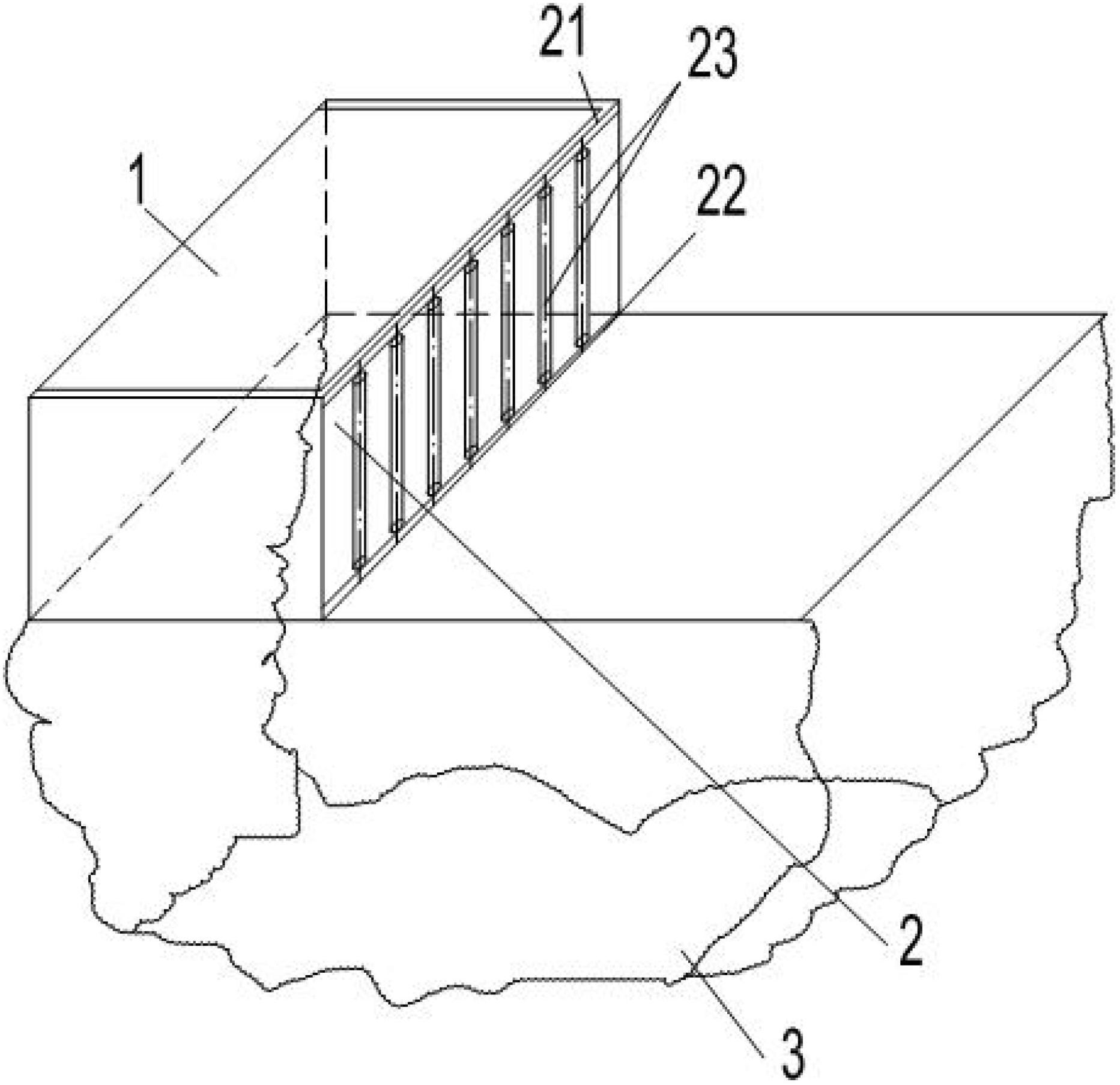 Simple sliding grid anti-blocking gully