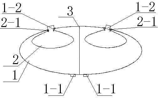 Novel gasbag for airship