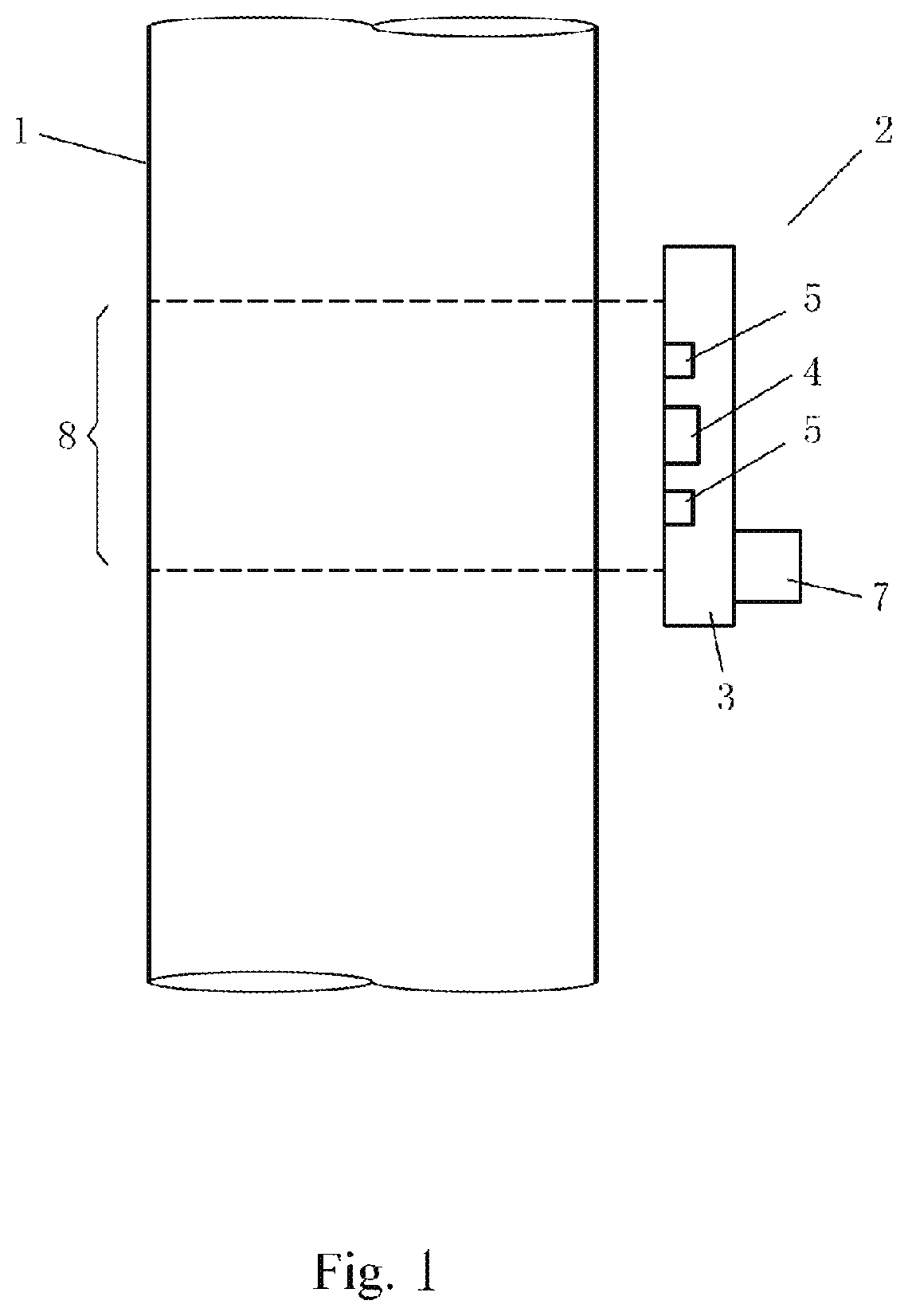 Steering column monitoring system and sensor