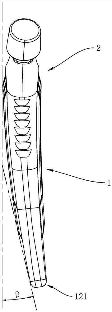 Hip joint prosthesis for use in femoral neck retention operation