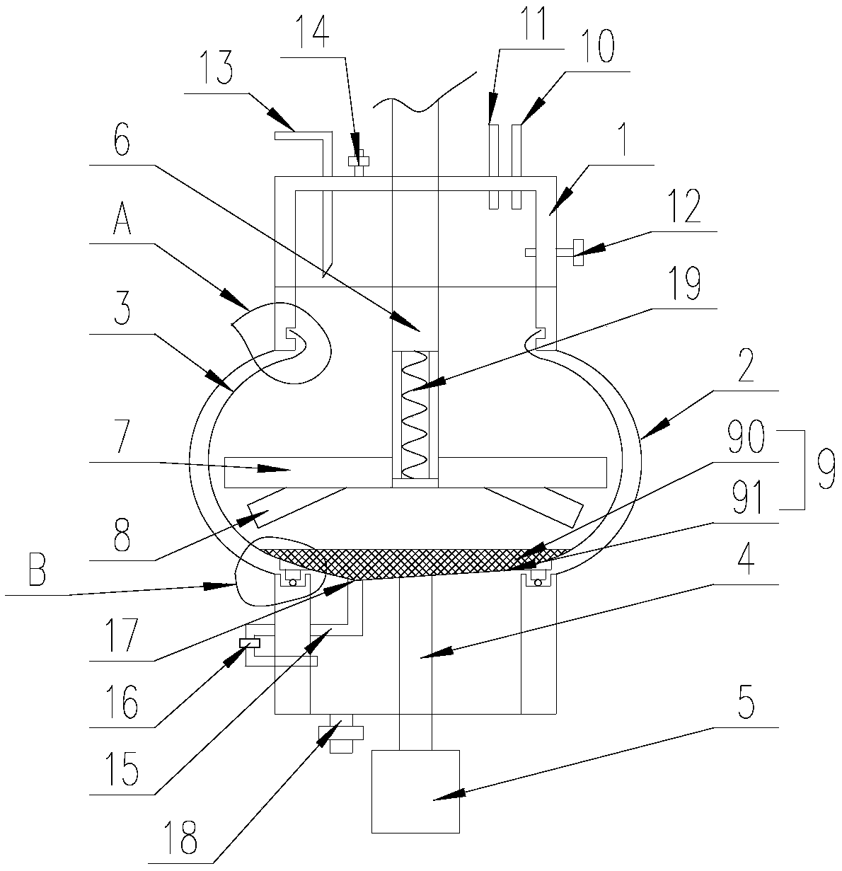 Fosaprepitant supercritical reaction preparation method