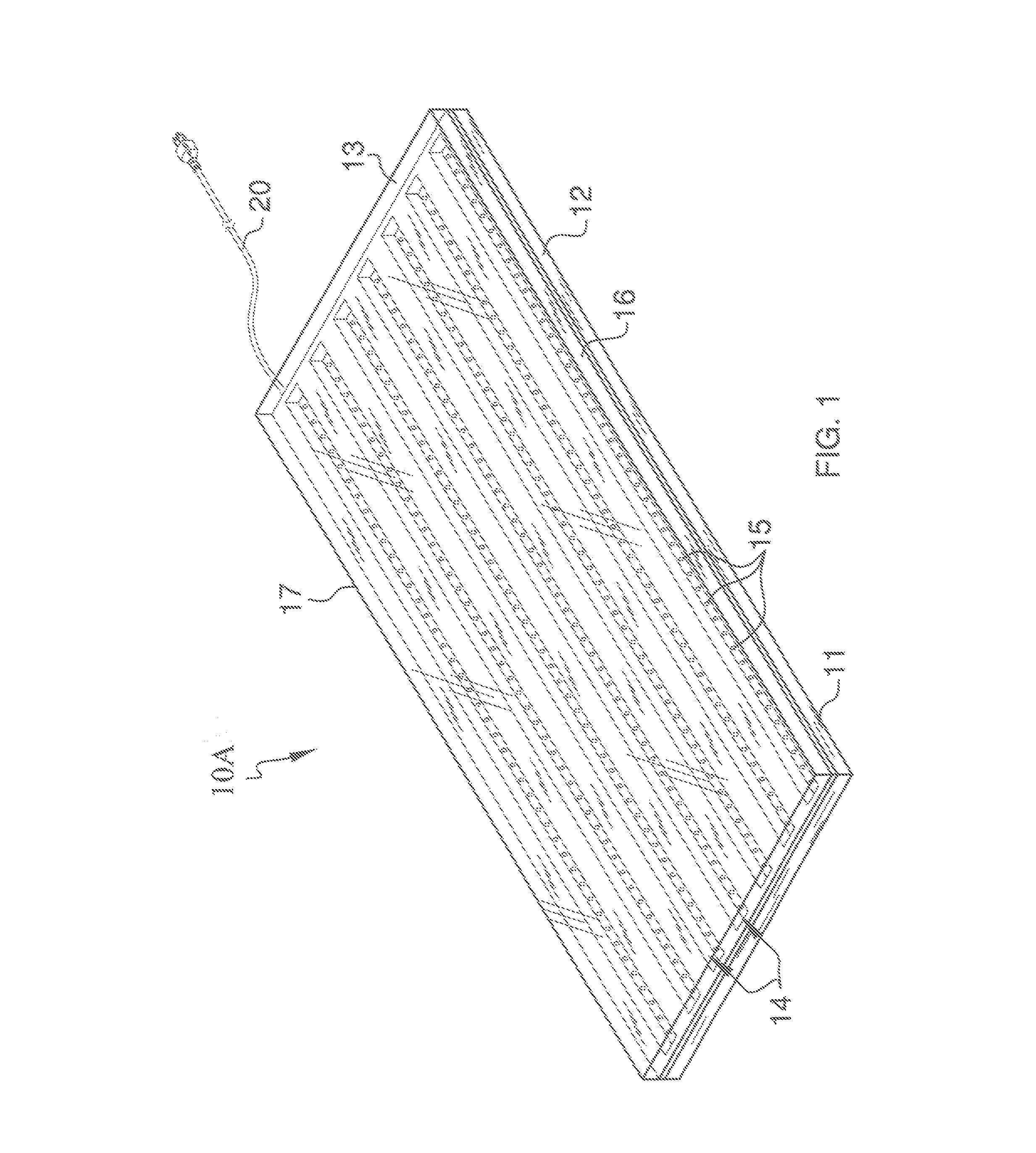 Modular lighted floor mat for use beneath equipment