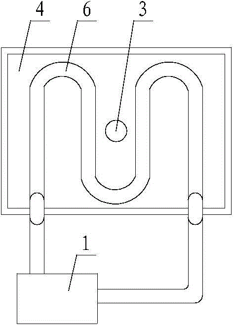 Rubber sheet cooling production device