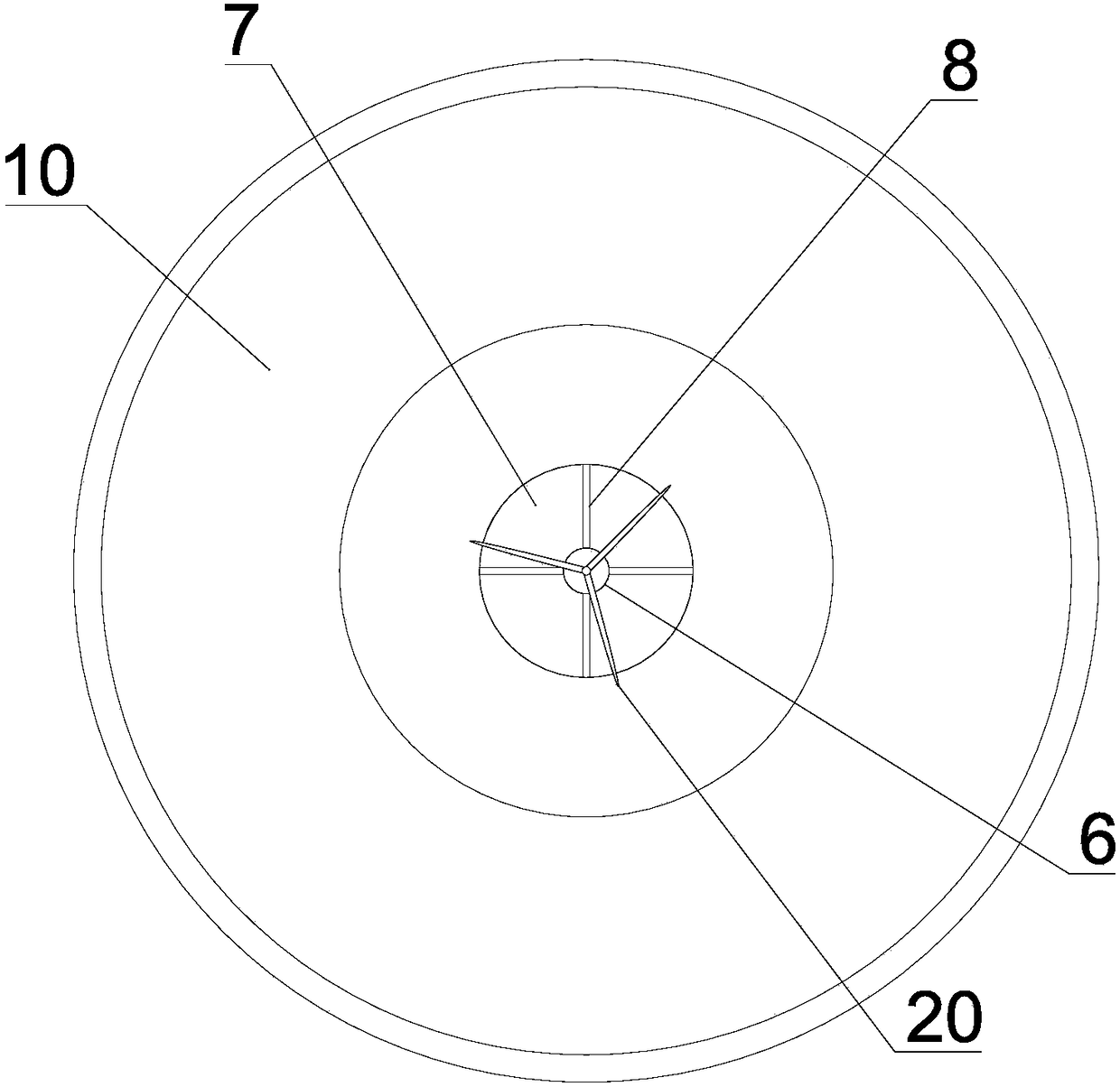 Efficient heat-dissipating outdoor energy-saving illumination lamp