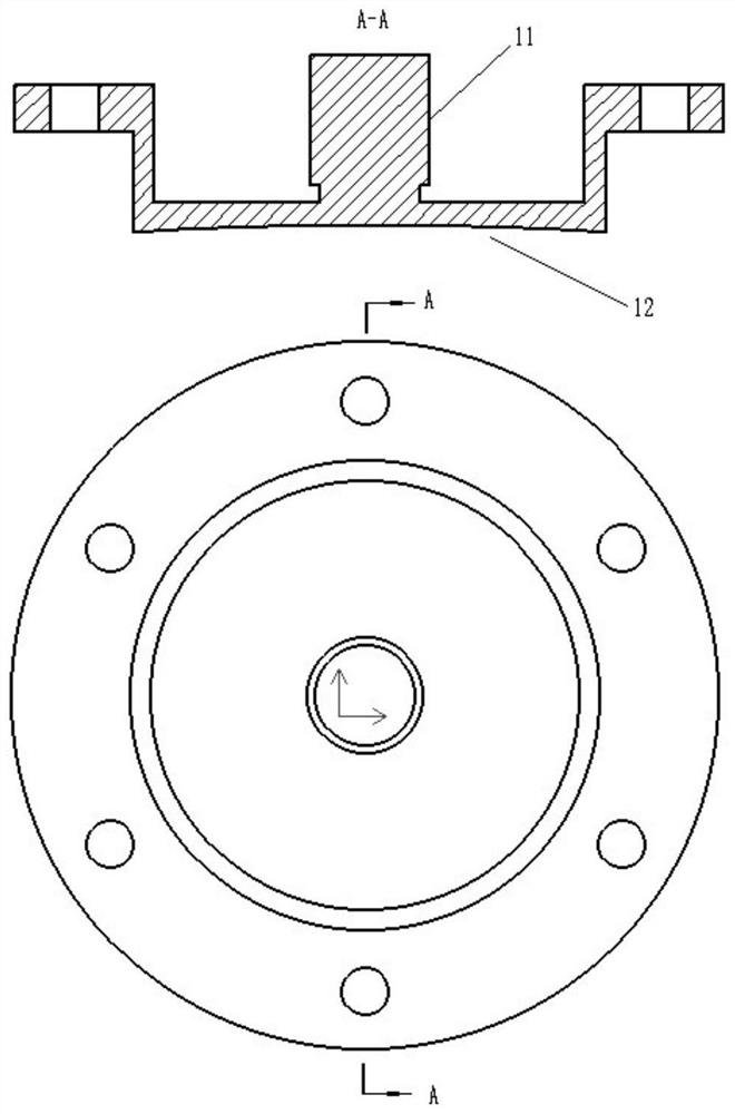 High-energy acoustic beam regulation and control device for residual stress of annular workpiece