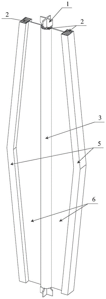 A fusiform constrained buckling-resistant brace