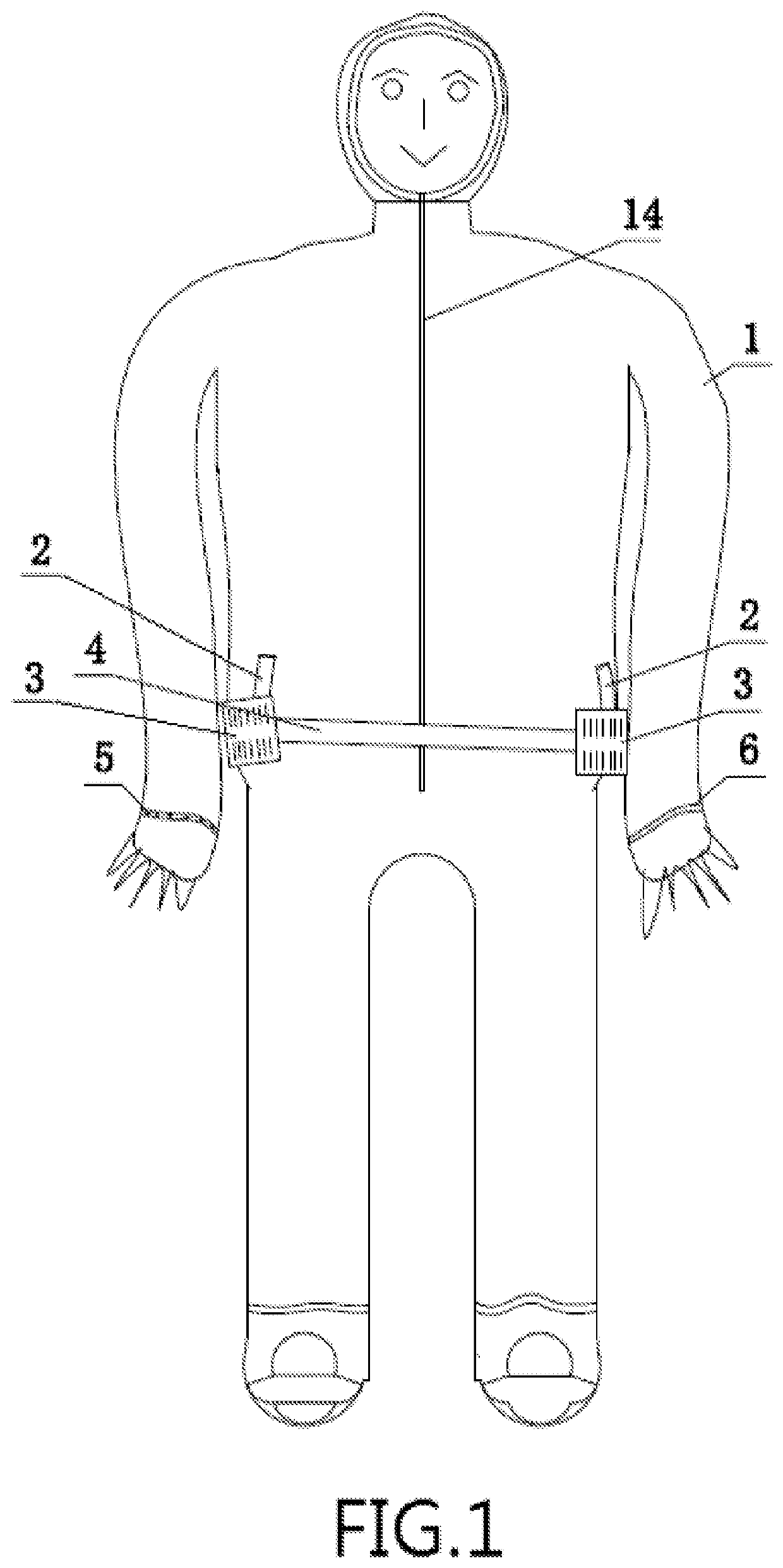 Combination air filter and protective gown