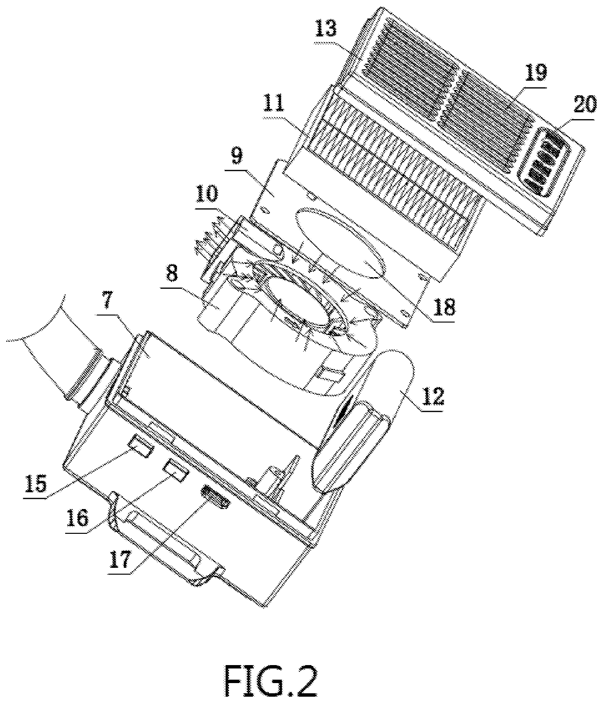 Combination air filter and protective gown