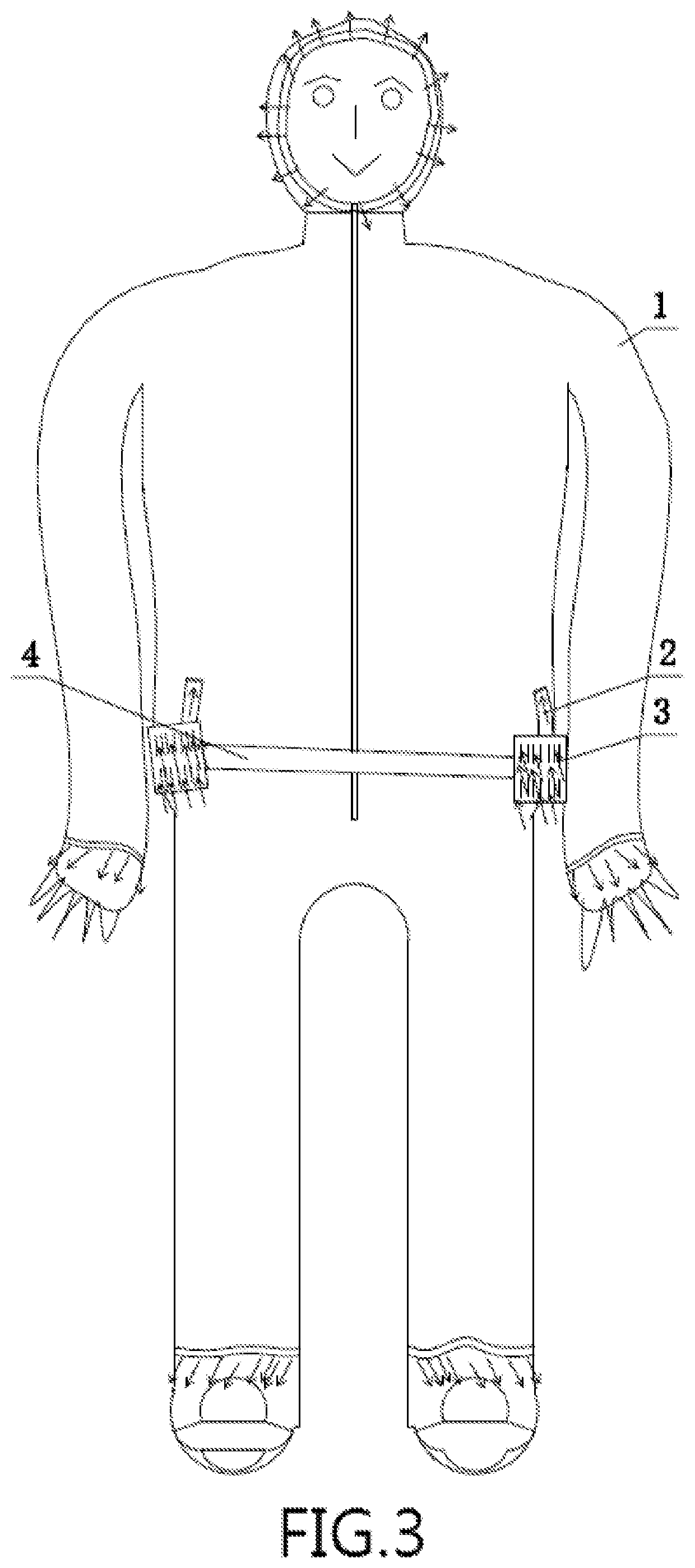 Combination air filter and protective gown