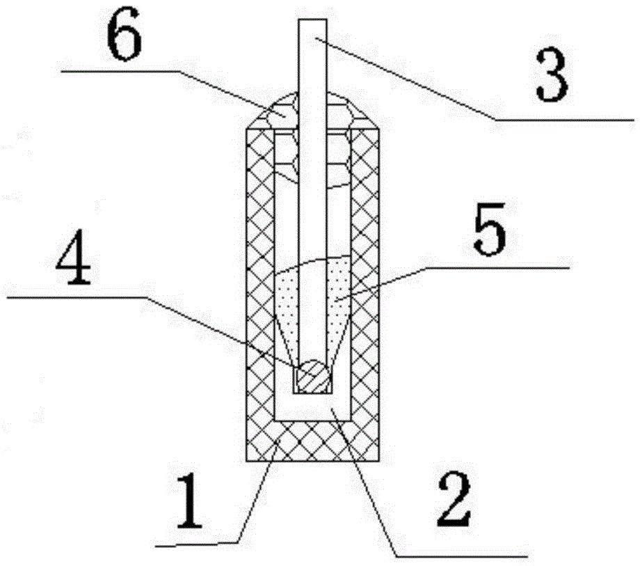 Alloy type thermal link with breaking current resistance