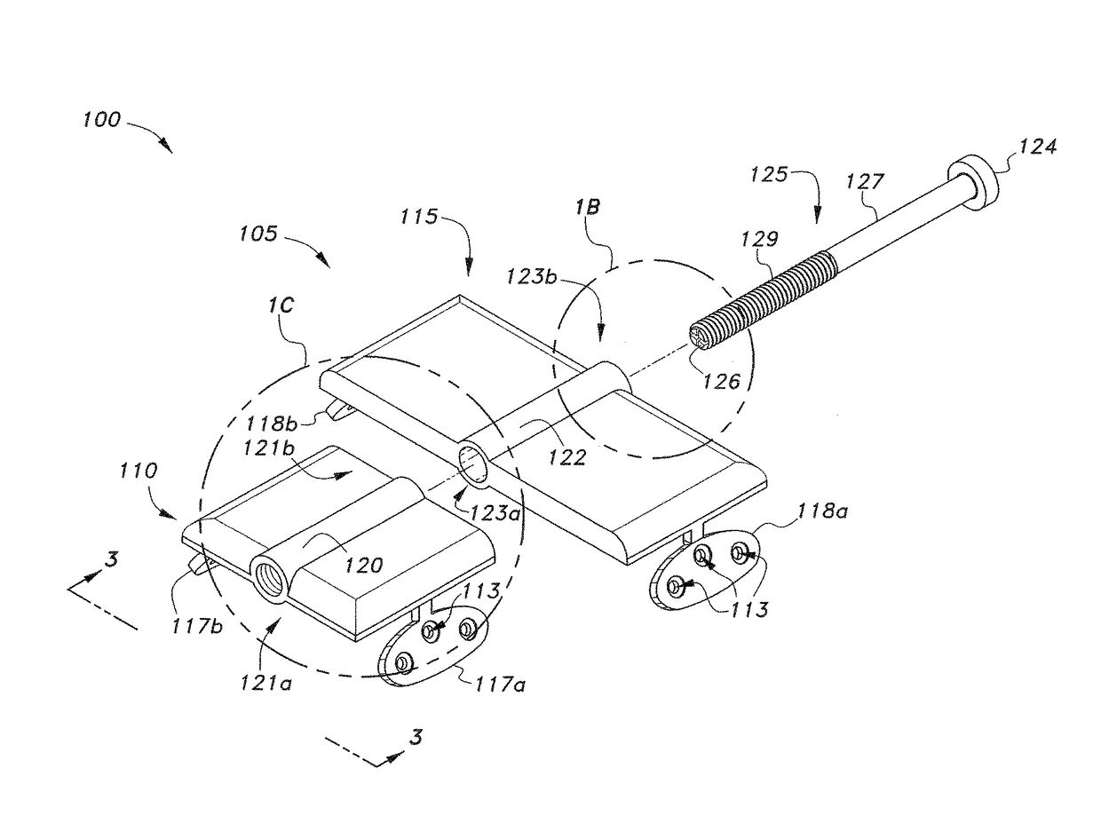 Mandibular distractor device