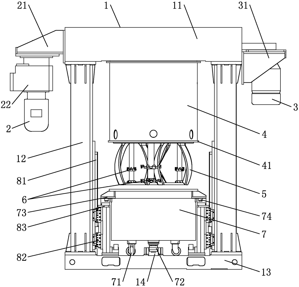 Industrial stirring equipment