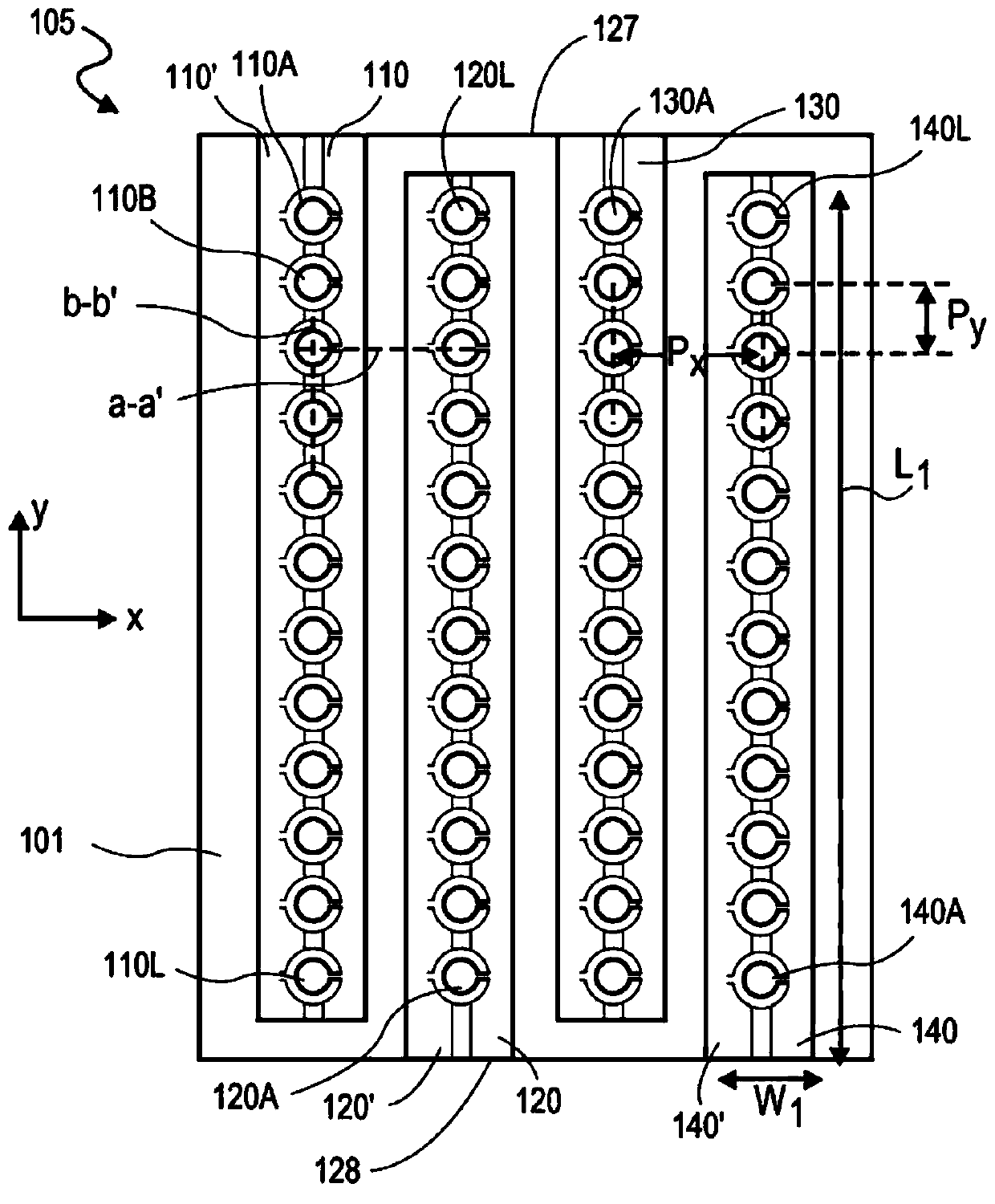 Ultra wide bandwidth transducer with dual electrode