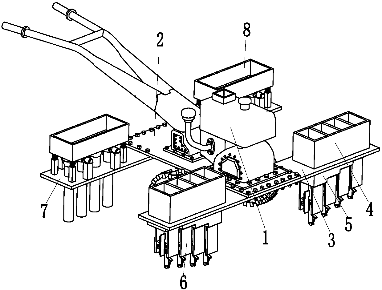 An intelligent planting robot for rhizome Chinese medicinal materials