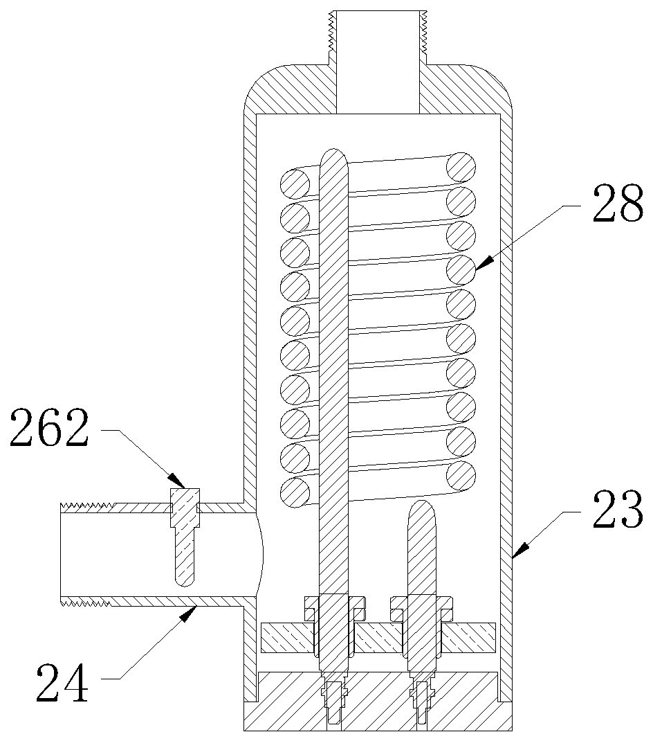 Middle-positioned quick-discharging hot water device and temperature control method