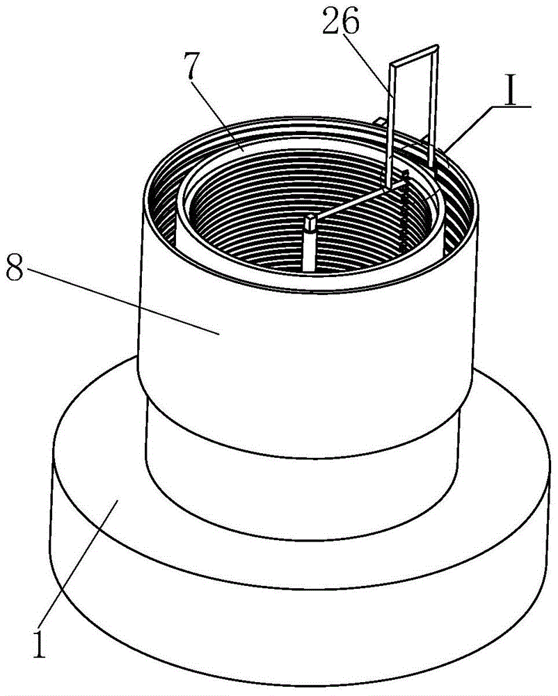 A spraying equipment for the inner wall of a circular pipe