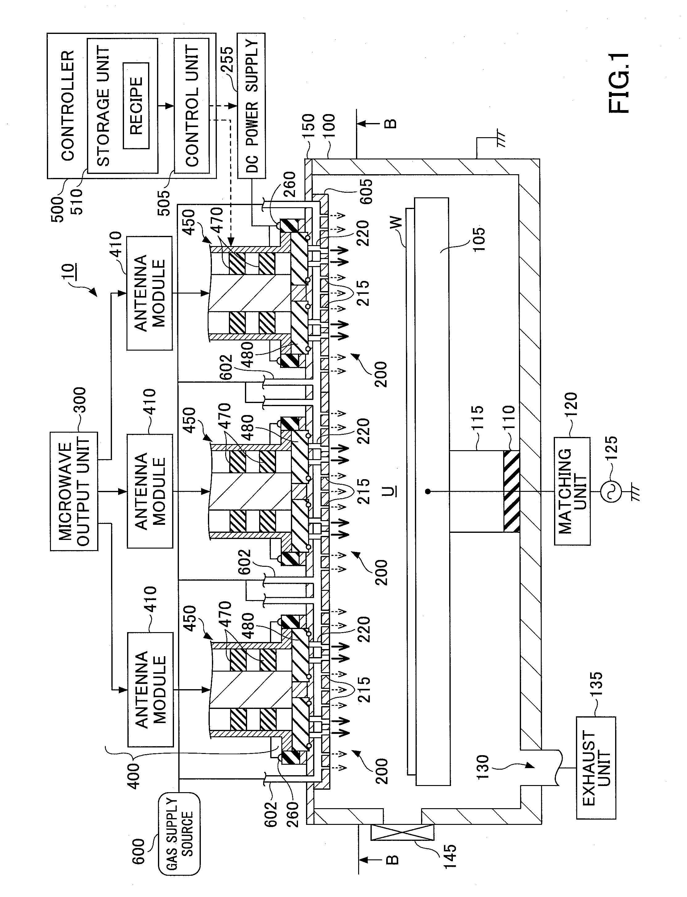 Antenna for plasma generation, plasma processing apparatus and plasma processing method