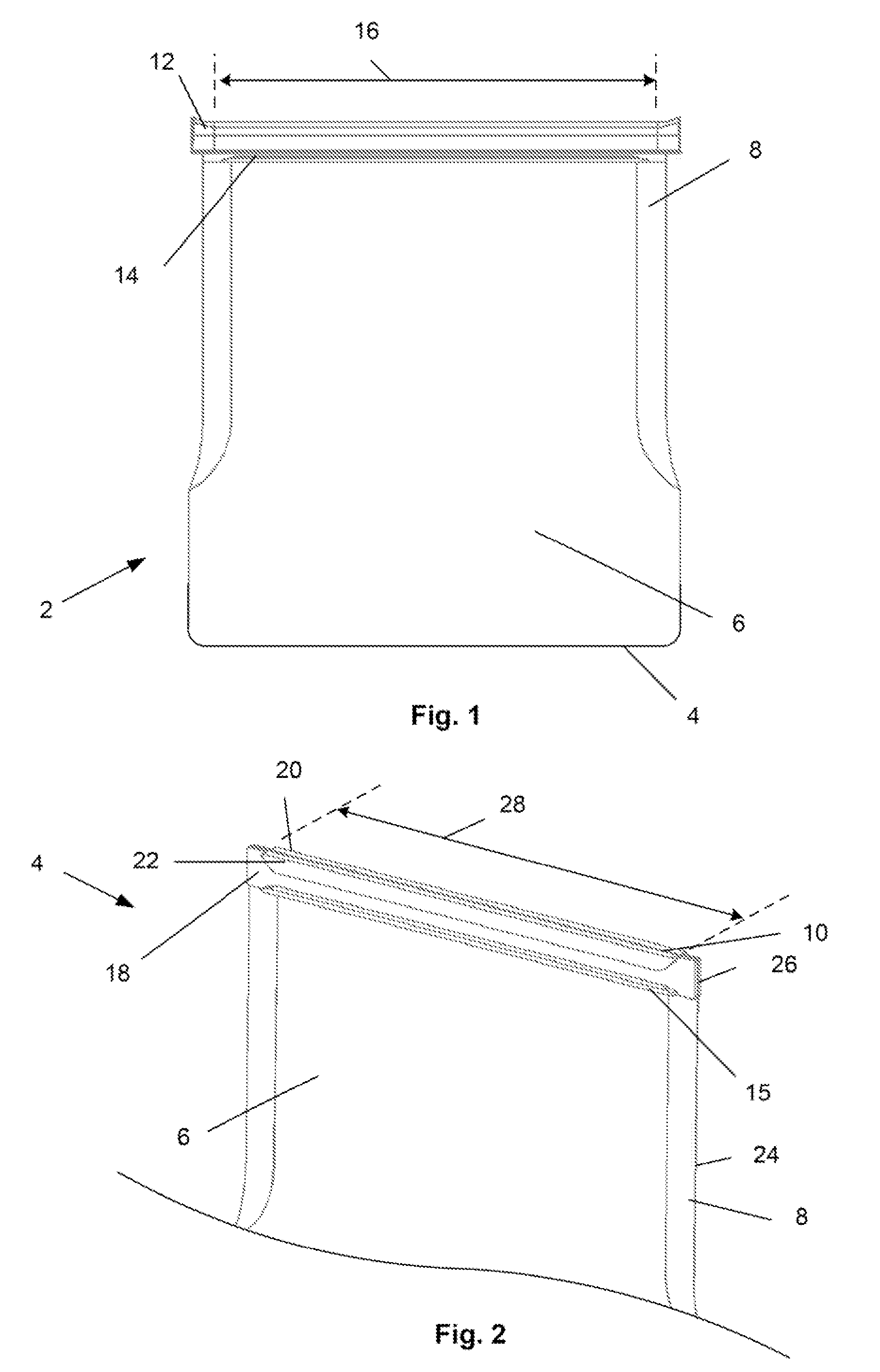 Reservoir closure system and method