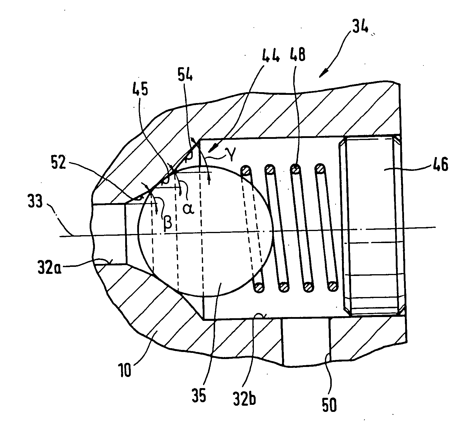 Valve, in particular for a high-pressure pump of a fuel injection system for an internal combustion engine