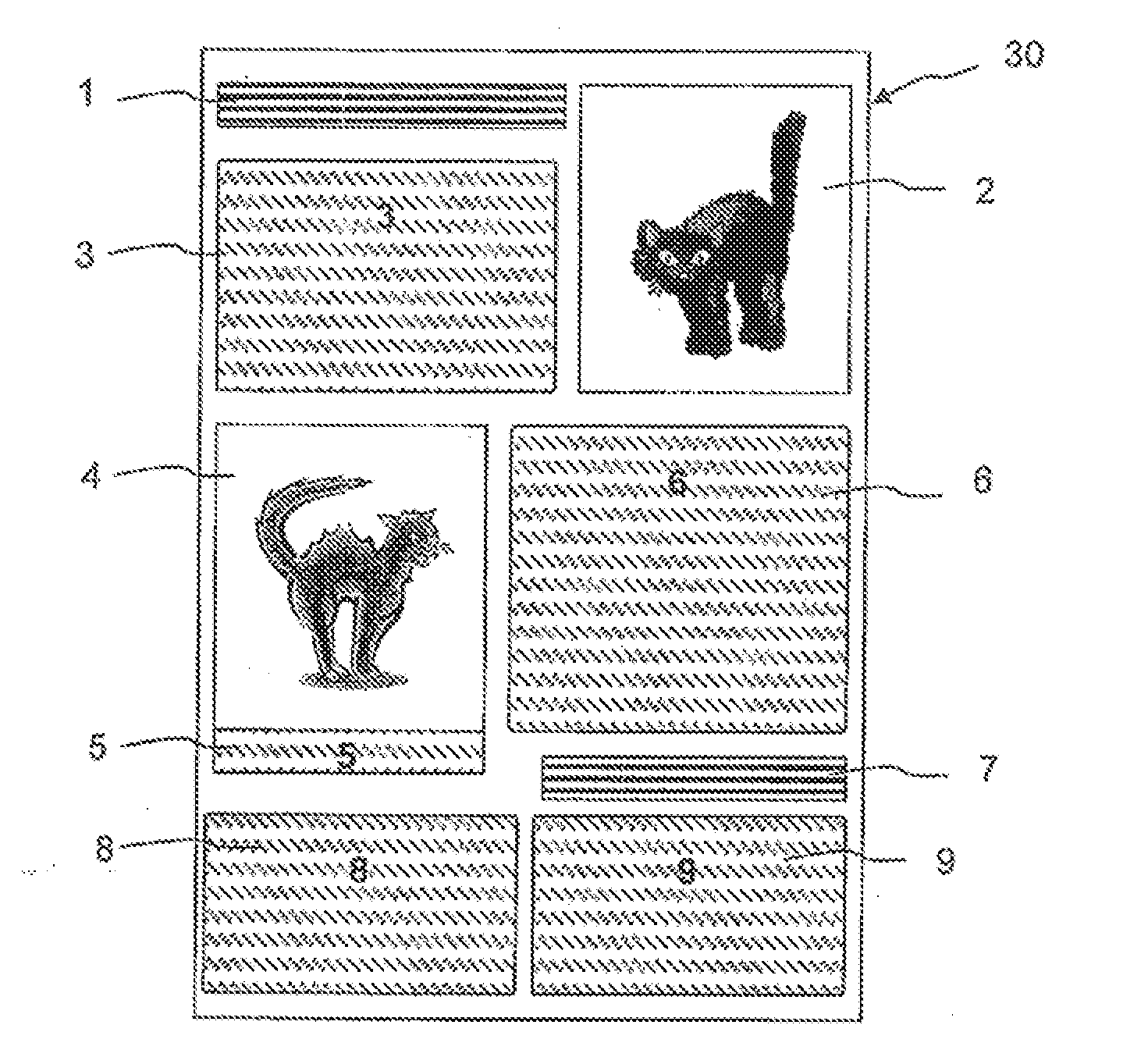 Conversion of a document of captured images into a format for optimized display on a mobile device