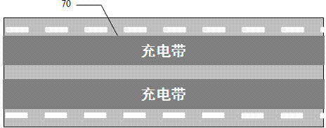 Electric vehicle-used rechargeable tire and tire-type wireless charging belt system