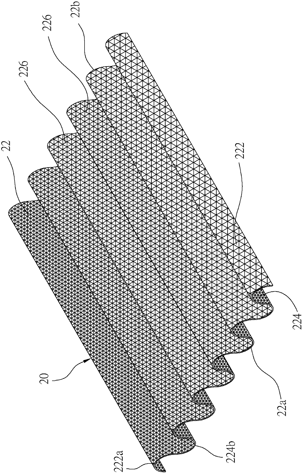 Infrared ray generating net