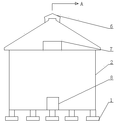 Granary automatically exhausting air regularly