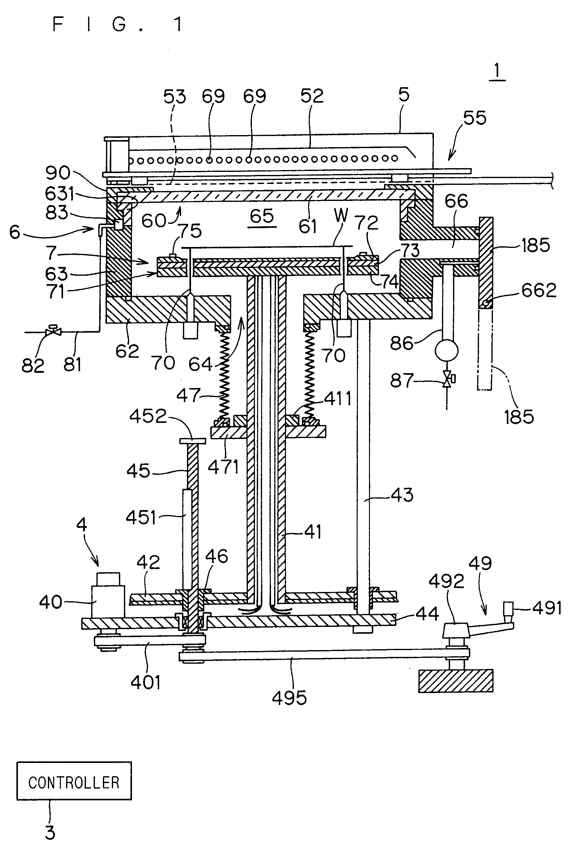 Heat treatment apparatus of light emission type