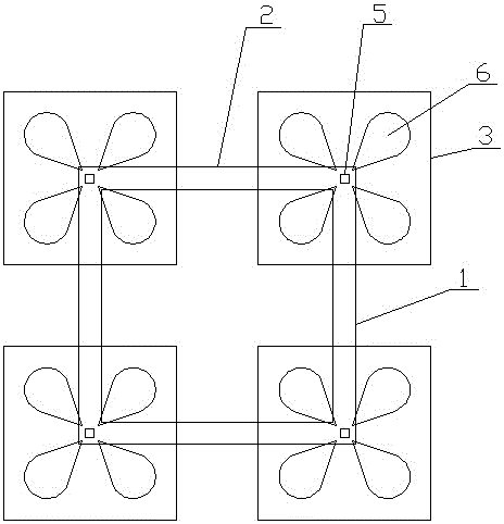 Positioning mechanism for tower footing and positioning construction method for tower footing