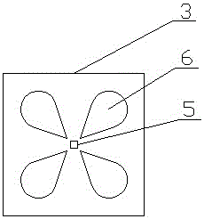 Positioning mechanism for tower footing and positioning construction method for tower footing