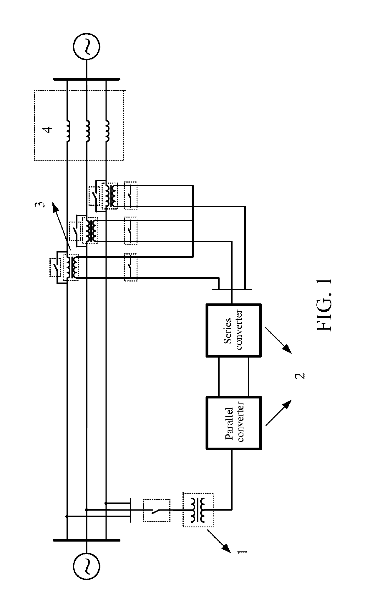 Line power control method and system for unified power flow controller