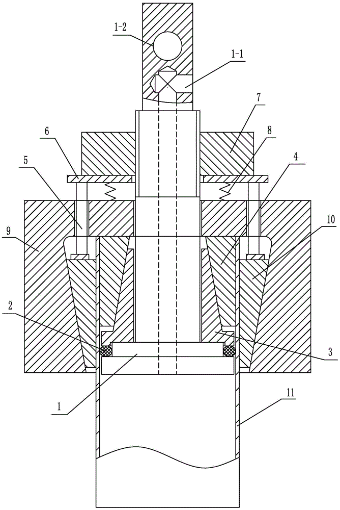 A pipe end clamping and sealing fixture