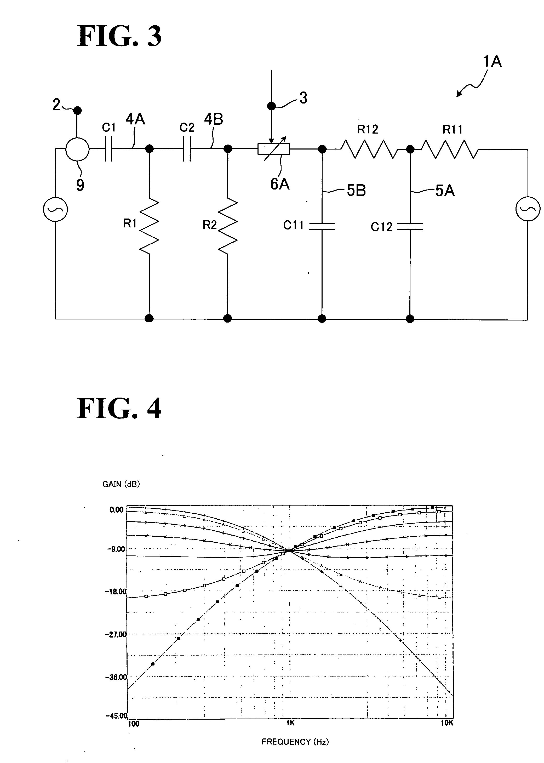 Tone control circuit for hearing aid and the like