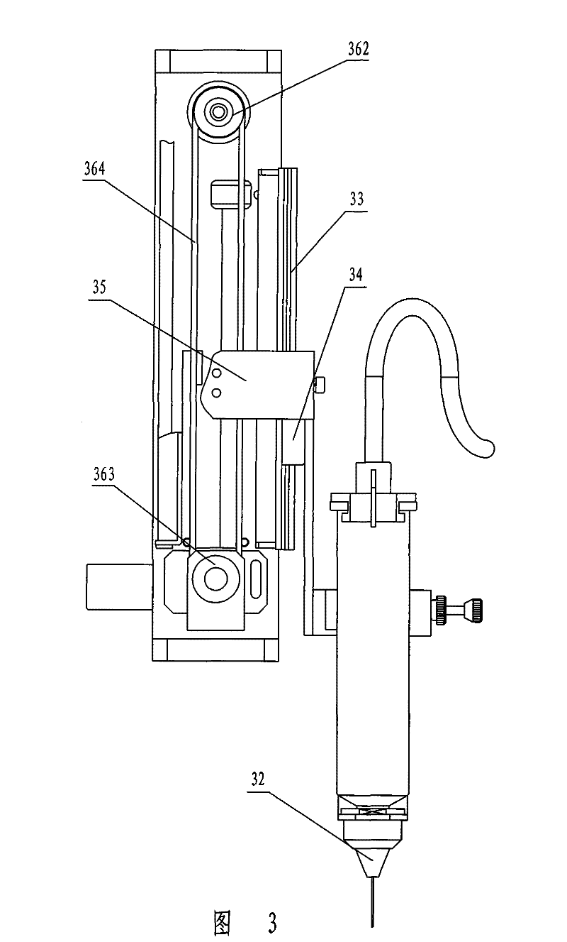 Full-automatic glue-dropping machine