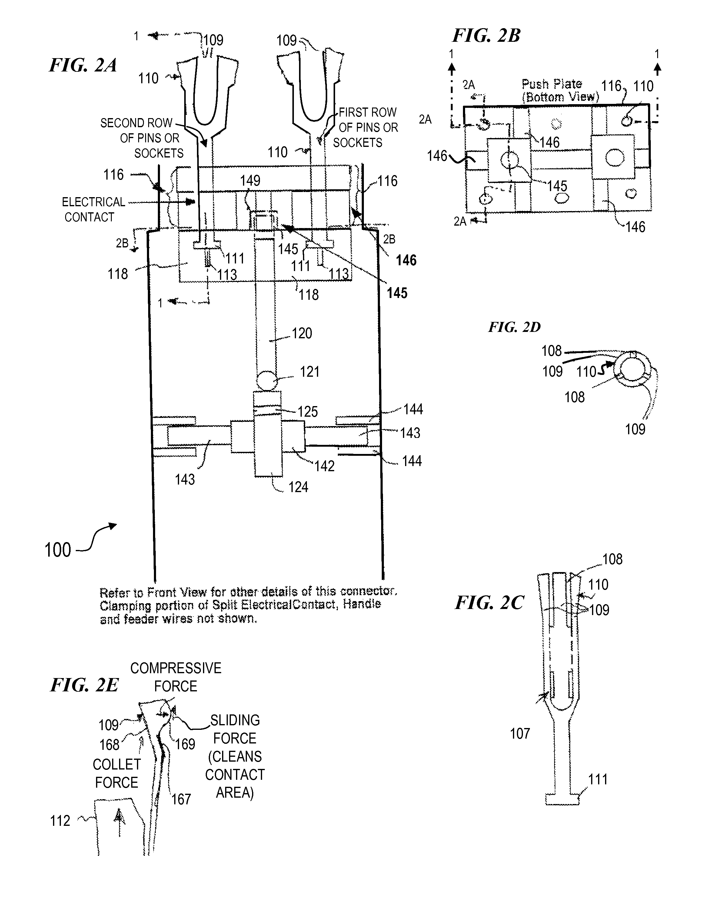 Method and apparatus for power outlet and plug having low-insertion-force connector