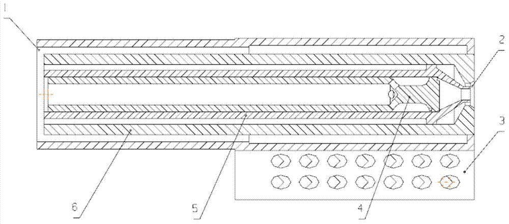 Double-flap swirl-type dual-fuel nozzle used for chemical regenerative cycle