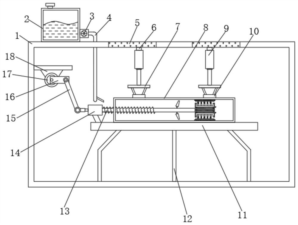 Round tube inner wall grinding device for mechanical manufacturing