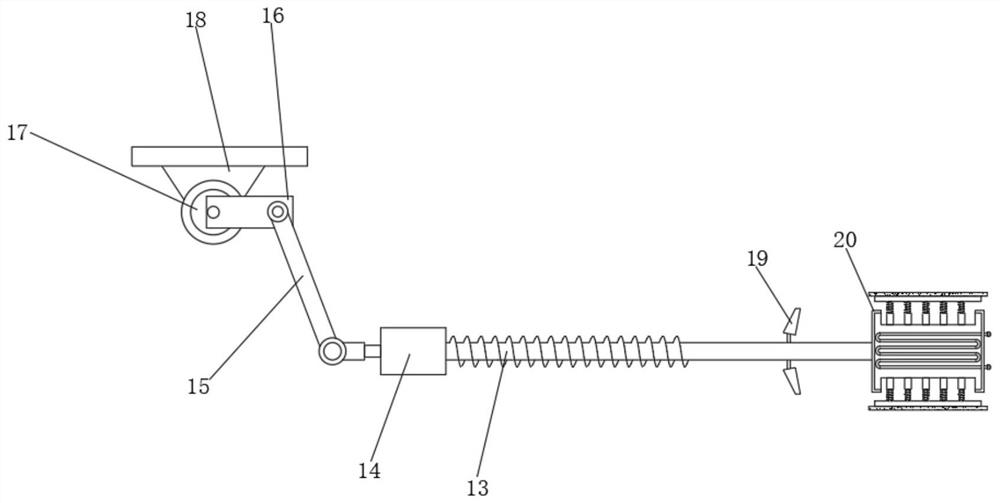 Round tube inner wall grinding device for mechanical manufacturing