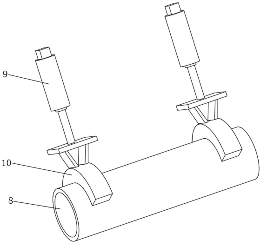 Round tube inner wall grinding device for mechanical manufacturing