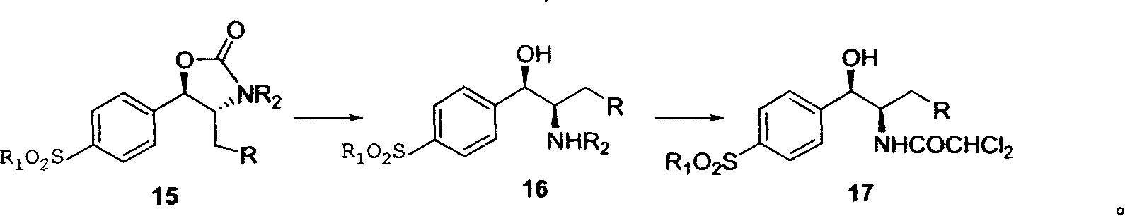 Novel method for synthesizing thiamphenicol and florfenicol and its key intermediate product