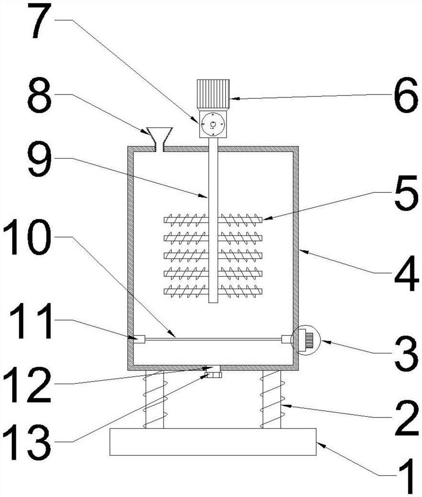 Liftable chemical stirrer with temperature control, speed change and observation functions