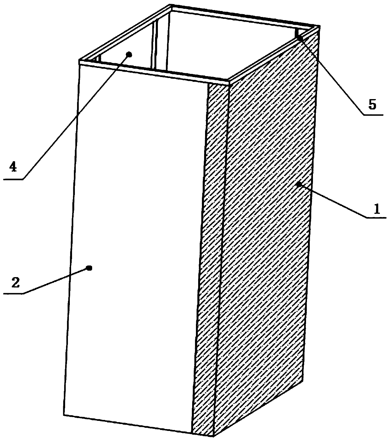 Freezer outer shell with decorative steel plate