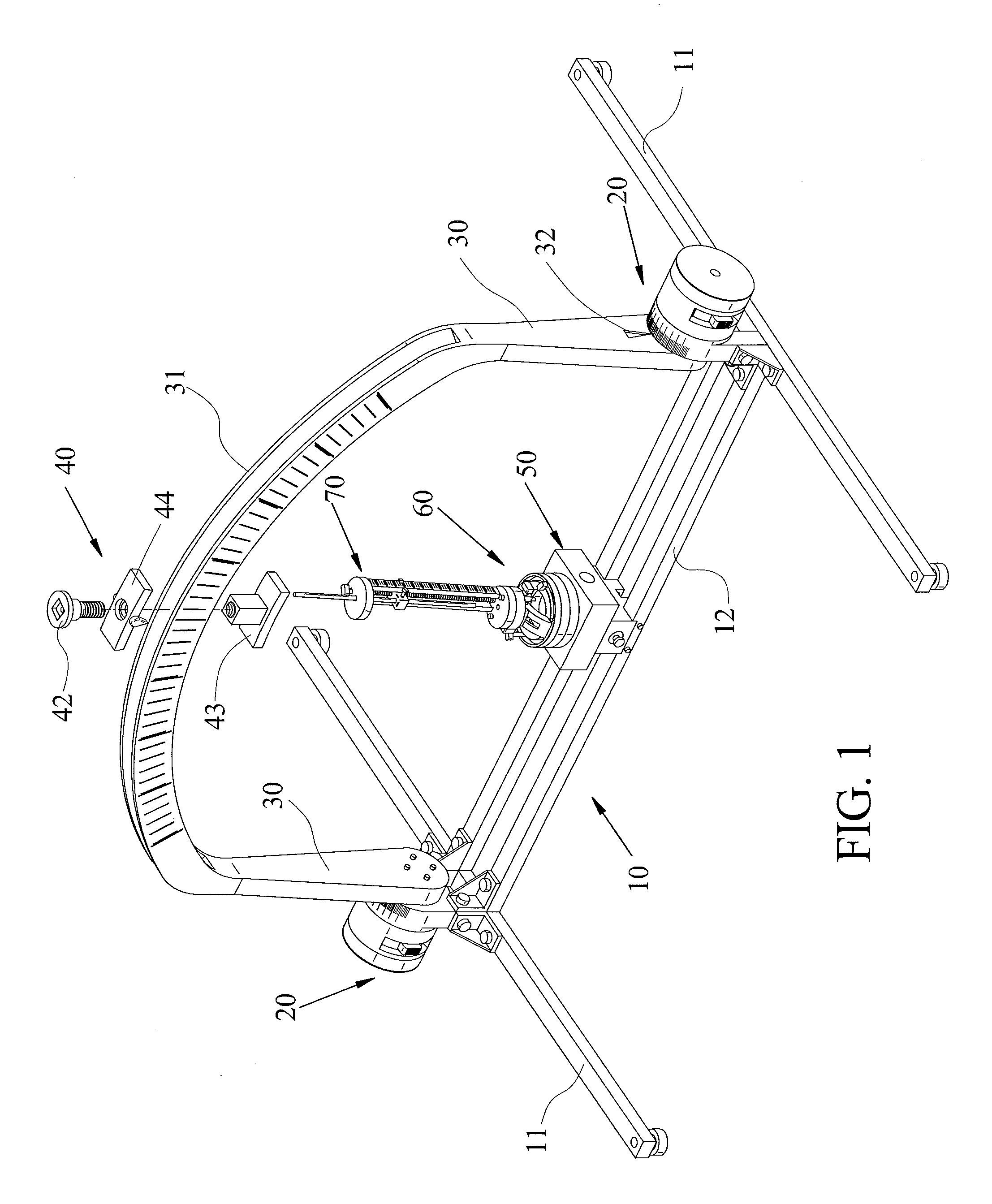 Three-dimensional positioning device for minimally invasive surgery