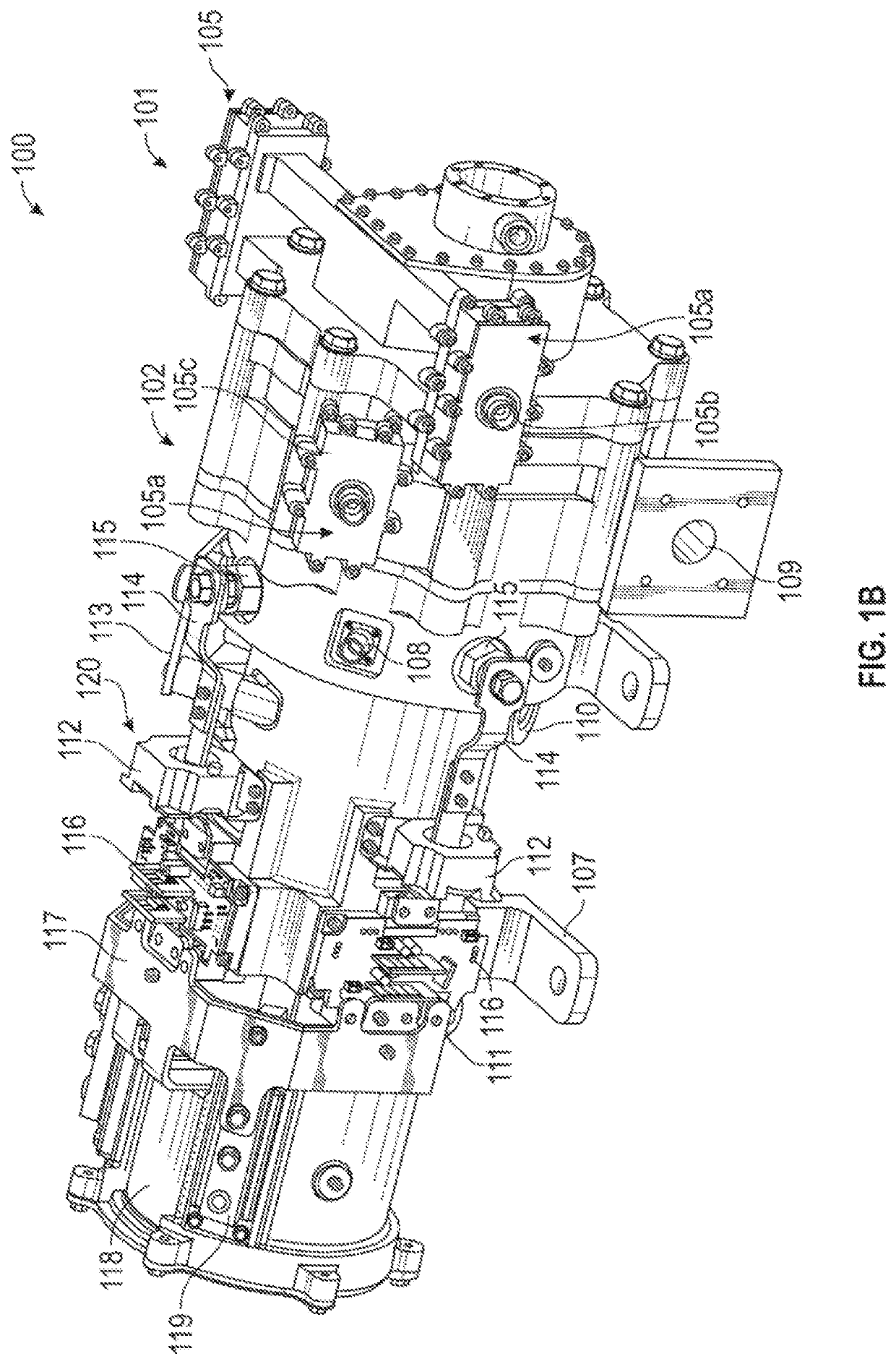 Multistage compressor having interstage refrigerant path split between first portion flowing to end of shaft and second portion following around thrust bearing disc