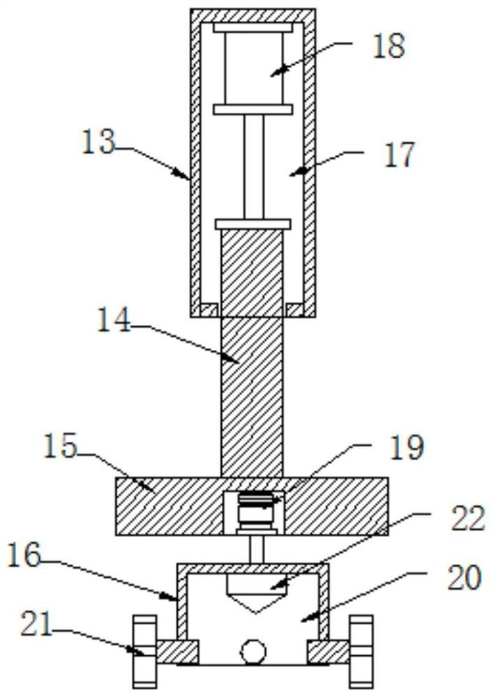 A metal pipe grinding device