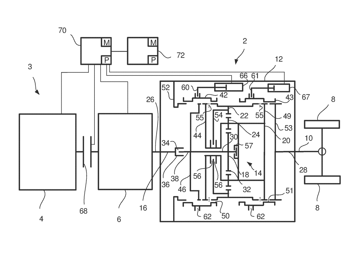 Gearbox for vehicles and vehicles comprising such a gearbox