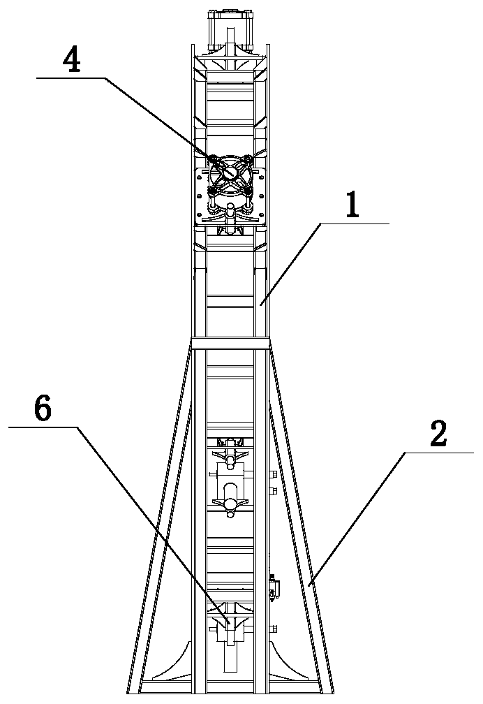 Clamping ring for root end of composite material blade