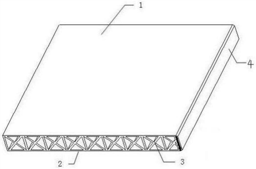 A processing technology of hollow building formwork